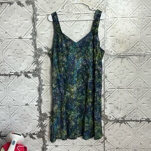 SALE 💥 Spotted Fantastic Voyage vacation tropical blue green reptile tank dress